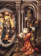 Jan Gossaert Mabuse St Luke painting the Virgin oil